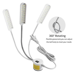Industrial Sewing Machine Lighting Lamp Clothing Machine Accessories Work Light 360 Flexible Gooseneck 10_20_30 Led