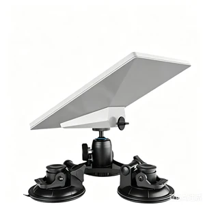 Starlink Mount Base, Multifunctional Triangle Suction Cup Mini Adapter Bracket, Universal for Car, Yacht, Indoor