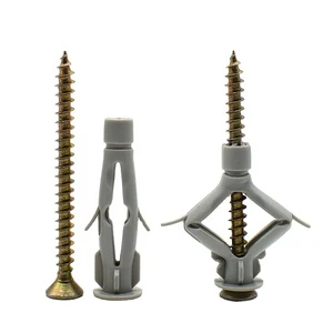 ELEHK Drywall Anchor Plasterboard Cavity Plug Dowel Hollow Wall Anchor Molly for Ceiling Expansion Screws Gypsum Board Holescer