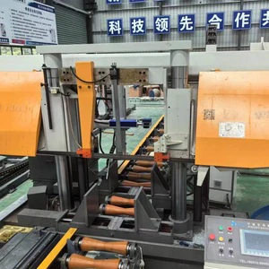 Industrial Hydraulic Pipe Cutting Band Saw Machine for Pipeline Prefabrication & Heavy-Duty Tube Cutting
