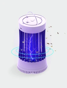 Newest Strong Power Electric Shock and Inhale 2 in 1 Mosquito Killer Machine for Home USB Mosquito Killer Lamp Trap