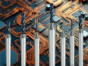 Small Diameter Metric Short Length Carbide Drill Bits 0.105-0.55mm Straight Shank 3.175mm Stainless Steel Metal Drilling