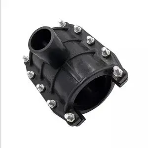 Polyfusion PE100 SDR11 HDPE Repair Clamp Pipe Joint Fitting For Water Supply