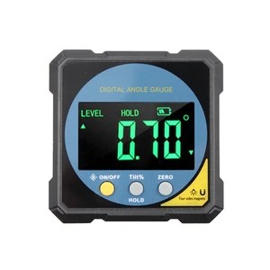 Two-sided Laser Digital Protractor Magnetic Inclinometer 4 X 90 Angle Finder 2 Modes Level Box Rechargeable Electrical Levellin