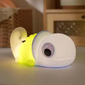 Bulk Purchase Modern LED Silicone Night Lamp for Children Home Use Rechargeable Colorful Brightness Dimmable Sleep Light