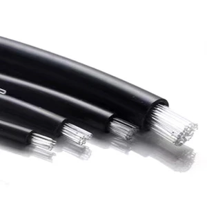 Multi-core End Glow Optical Fiber Cable Black PVC Jacket Plastic Fiber Optic Light for Underwater Pool Starry Sky Pathway Decor