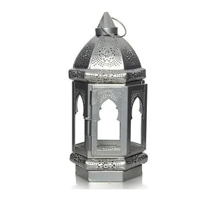 Modern Moroccan Design Metal Lantern Candle Holders for Christmas Decor