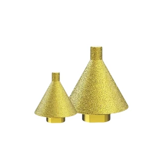 Diamond Beveling Chamfer Bit for Angle Grinders,Countersink Drill Bit,Shower Porcelain Tile Hole Cutter for M10 Thread Adapter