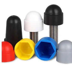 Hexagon Nylon Nut Screw Cap Protective Sleeve