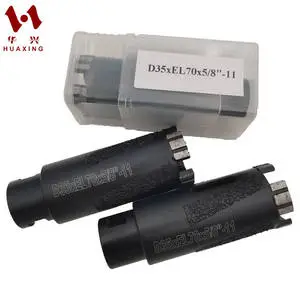 Diamond Core Drill Bits 1-3/8 Inch (35mm) Dry Hole Saws for Hard Stone, Concrete, Marble, Granite & Brick