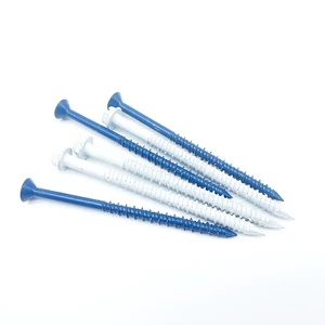 Carbon Steel White Blue Ruspert Flat Head Phillips Countersunk High-Low Thread Tapcon Concrete Masonry Screws