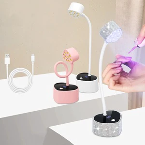 UV Led Lamp Rechargeable Mini Flash Cure Light Gel X Nails Cordless LED Nail Dryer
