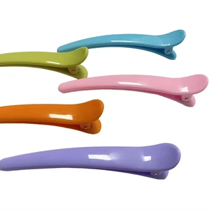 Factory Wholesale Customized logo Partition Positioning Clip High Quality Hot Selling 90mm Duck Bill Hair Clip