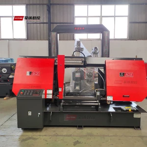 Famous Brand Products Automatic Motor Powered Band Saw Machine Hydraulic China-Made Steel Cutting 7.5kW 700x700mm Capacity