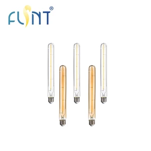Cheap Price Antique Vintage LED Tubular Filament Bulb 4W E26 E27 AC Power T10L Glass Dimmable for Residential UL CUL CE