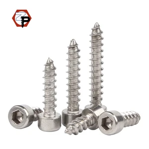 Self-tapping Screws Allen Cap Socket Hexagon Stainless Steel A2-70 304 Cylindrical Head Self Tapping Screw