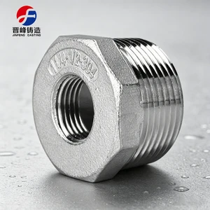 Factory Direct 304/316 Stainless Steel Threaded Bushing, BSP/NPT Male & Female Corrosion Resistant Pipe Fittings