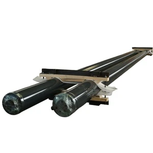 Steel Telescopic Hydraulic Cylinder Hard Chrome Plated Custom Double Acting Heavy Crane Boom Lifting Multi Stage Unit Tool
