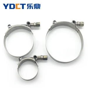 Stainless Steel T-Bolt Clamp for Diesel Engine Hose Connection
