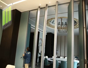 Modern Folding Partition Walls Space Divider Room Separation From China Supplier for Dining in Schools and Villas