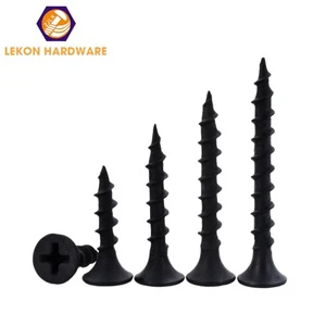 High Strength Drywall Steel Screw White Zinc Iron Cross Stock Countersunk Wood Screws with Flat Head Self-Tapping Manufacturer