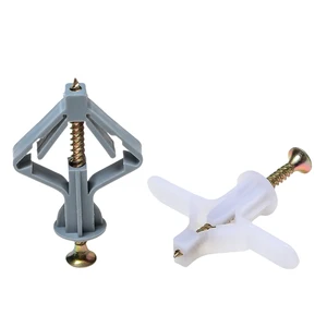 M8 Gypsum Board Special Screw Plastic butterfly Expansion Tube Nylon Plastic Aircraft Expansion Screw Set