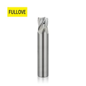 Premium Solid Carbide Milling Cutter 4 Flutes Wear Resistant for Steel Aluminum Alloy Drilling