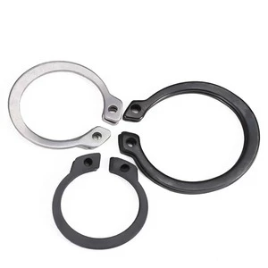 Standard Stainless Steel C-Type Hole Retaining Ring with Zinc Finish Internal Retaining Rings Product