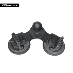 VINmounts Vacuum Suction Cup Double Suction Cup with S.S. or Aluminum Plate for Car Windscreen VIN-C-015/VIN-C-015-AL