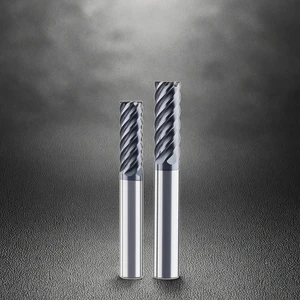 70-Degree Six-Flute Tungsten Steel Carbide Side Milling Cutter Hardened Precision Machining with Altin Coating OEM Available