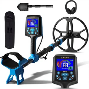 Professional Adult NCEL T66 Metal Detector IP68 Waterproof Double-D Search Coil Gold Finder Pinpoint High Sensitivity 100W