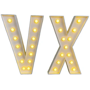Custom 3D RGB LED Signs Indoor/Outdoor Business Marquee 4ft 5ft RGB Bulb Letters With White Frontlit Lighting