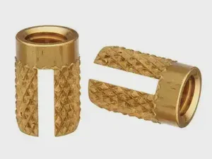 Custom Brass Expansion Bushings for Molded Components Industrial Integration and Secure Thread Engagement