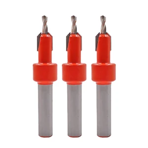 Woodworking Carbide 90 Degrees Countersunk Diameter 8-10mm HSS Drill Bits 2.8-4mm for Drilling Screw Hole Carpentry Tools