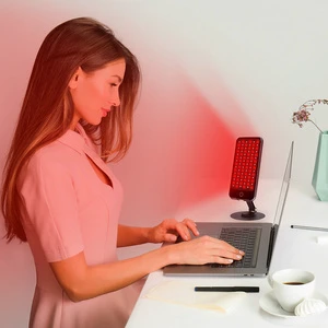 Home Use LED Red Light Therapy Lamp Device With Stand 660nm 850nm NIR Light Panel For Face And Body