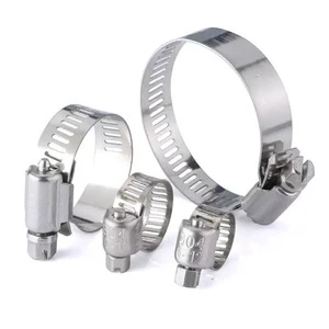 Stainless Steel Clamp Hose Clamp Adjustable Pipe Tube Hose Clamp for Water Pipe