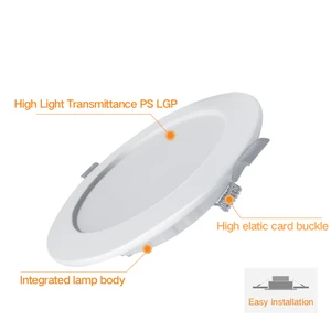 Factory Direct Recessed Surface Downlight Round Led Panel Light 3W/5W/7W Various Wattage Led Spot Living Room Downlights