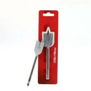 Wood Flat Drill 28mm Hex Quick-change Handle Woodworking Spade Drill Bit Set Flat Wood Drill Bits
