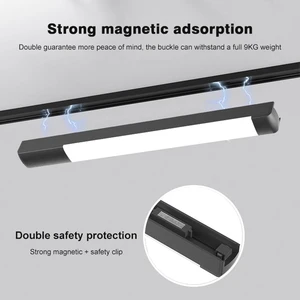 Smart Magnetic Track Light System Tuya Dimmable LED Linear Rail Floodlight Commercial Indoor Magnetic Ceiling Spot Lighting