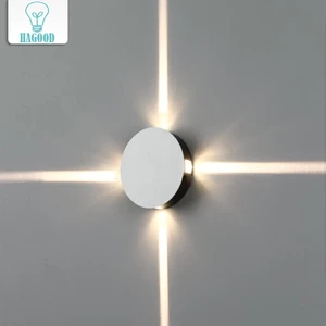 New Modern Creative Round Cross Star Light Loft Led Wall Lamp Indoor Sconce Lighting