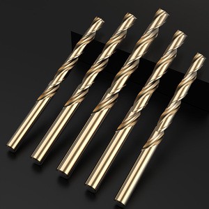 HUHAO Wear Resistant Twist Dill For Steel High Speed Spiral How Drill For CNC Drilling Machine Thread Hole Drill Router Bit