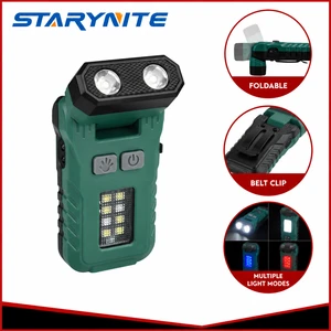 STARYNITE HT10 Mini Headlight 5W 600lm Type-C Rechargeable Waterproof Head Lamp For Working Running Camping Emergency Use