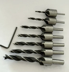 7-Piece HSS Countersink Drill Bit Set Reamer 3mm-10mm Metal Drilling Chamfering End-Milling OEM/ODM Customizable China