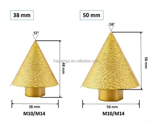 High Quality Hot-sale Diamond Chamfer Core Drill Bit for Enlarged Hole Beveling Grinding Tool for Granite Marble Stone Drilling