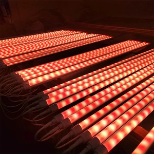 Pork Light T8 LED Tube Light for Fresh Meat and Food Cart Lighting Waterproof 9W-24W 120 Beam Angle 3-Year Warranty