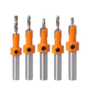 TCT Countersink Drill Bits with High Carbon Steel Straight Shank Chamfer Countersunk Screw 90 Degrees Hole Drilling Tools