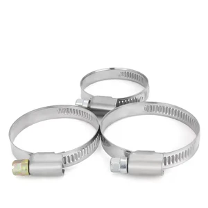 Adjustable Clamp for Automobiles, Automotive Stainless Steel Metal Bolt Structure Inch Metric Metal Pipe Clamp American Clamp