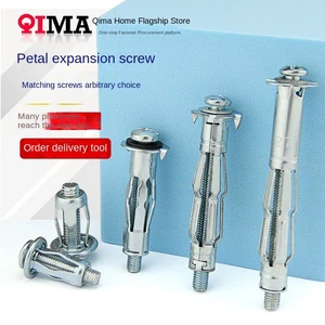 Petal Expansion Nut 304 Stainless Steel Expansion Screw & Bolt for Hollow Brick and Gypsum Board Walls