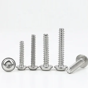 Custom 304 Stainless Steel Carbon Steel Torx Head Washer Self Tapping Screw Metric A2-70 M2-M5 Black Oxide Security Wood