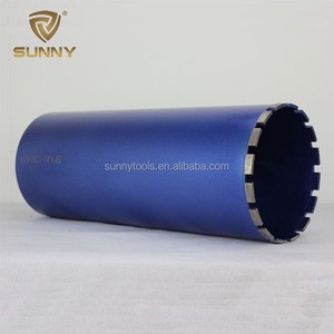 Made In China Dry Diamond Core Drill Bit With Diamond Segments For Concrete And Reinforced Concrete Drilling